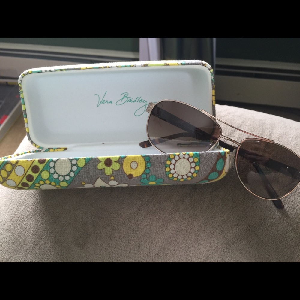 Vera Bradley sunglasses w/case